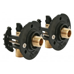 Kit Complet Fixation Robinetterie Sous-lavabo - Per Ø16 - Rac Glissement M12/17