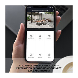 Daewoo Caméra Extérieure Rotative Ep501 Full Hd 