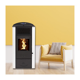 Poêle À Granulés Stove Italia 17 Étanche Blanc Rm