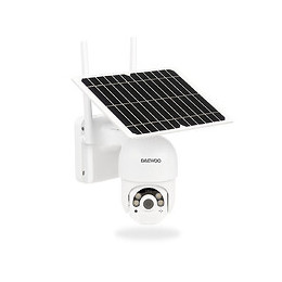 Daewoo Caméra Batterie Rotative Extérieure W505m Full Hd Avec Panneau Solaire