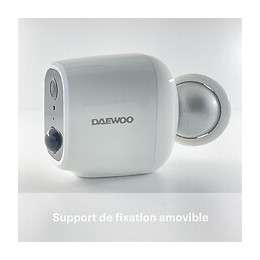 Daewoo Caméra Intérieure/extérieure Batterie W501 Full Hd 