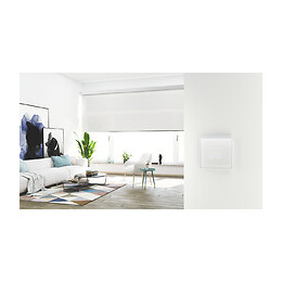 Iotty-interrupteur Volets Roulants Tactile Connecté Wifi En Verre Blanc