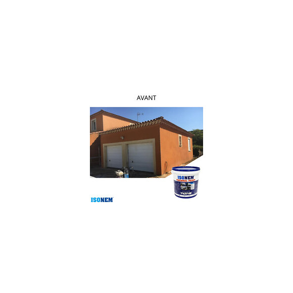 Peinture Façade - Peinture Thermique - Ecologique Et Economique - Alfas - Isonem Thermal Paint - Gris - 18 Litres