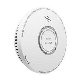 Evacuate-détecteur Combiné De Fumée Et De Monoxyde De Carbone Autonomie 10 Ans Garantie 3 Ans
