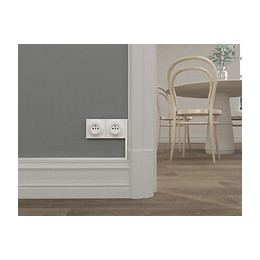 Fontini-double Prise 2 P+t Blanche Neo Evo