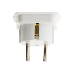 Adaptateur M France 16a En F Uk Blanc Avec Sécurité