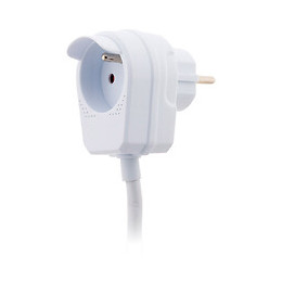 Prolongateur Ho5vv-f 3m Avec Prise Gigogne Blanc - Zenitech