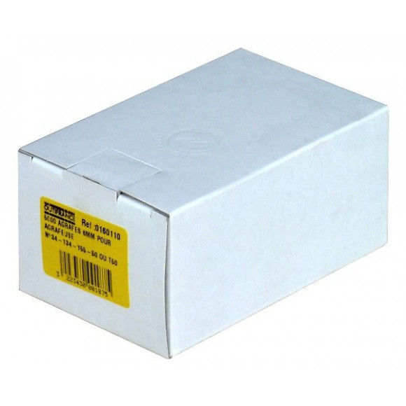 5000 Agrafes Type D 6 Mm
