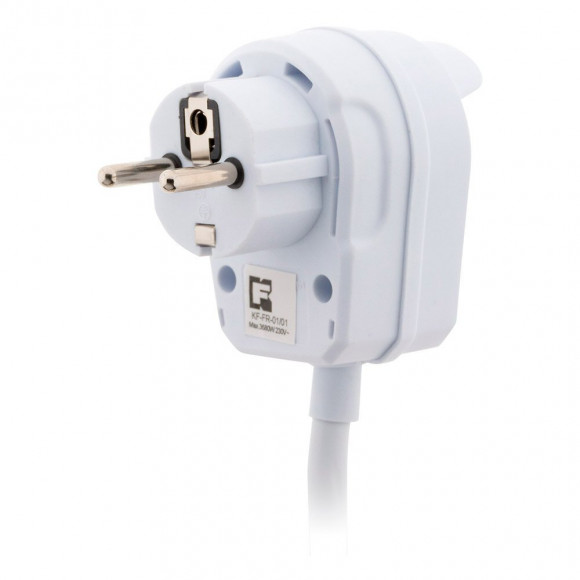 Prolongateur Ho5vv-f 3m Avec Prise Gigogne Blanc - Zenitech