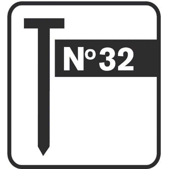 Pointe N°32 - 64 Mm Par 1000