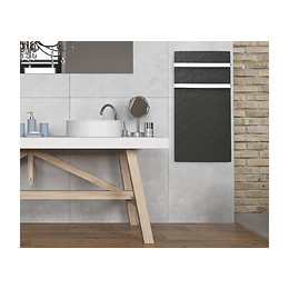 Sèche-serviettes dual kherr smart ardoise noire