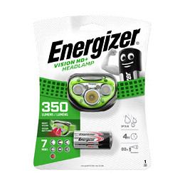 Lampe frontale Vision HD Plus Led Energizer 3AAA piles incluses
