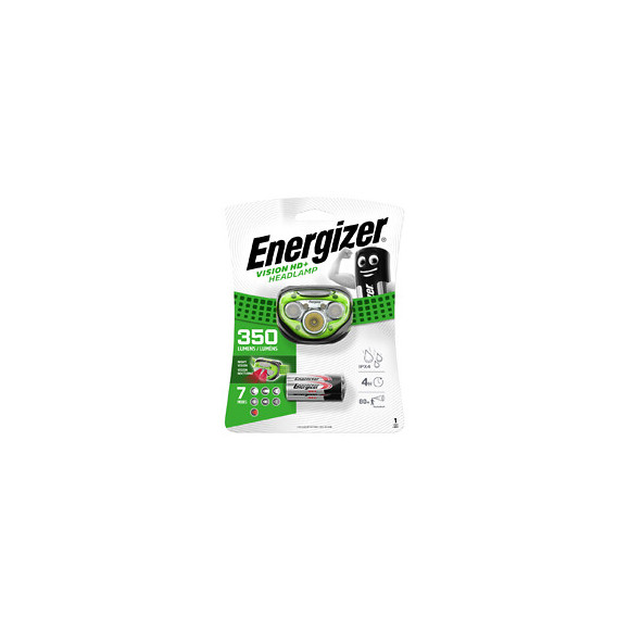 Lampe frontale Vision HD Plus Led Energizer 3AAA piles incluses