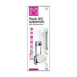 Pack wc suspendu autoportant