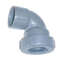 Coude double parallèle PVC évacuation bâtiment FF 87°30 DN40