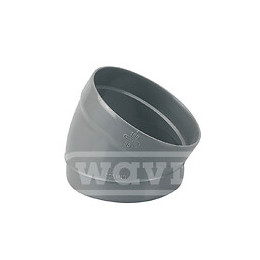 Coude PVC évacuation bâtiment MF 30° DN100