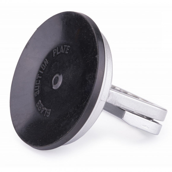 Power Tool - Lève-vitre Ventouse À 50 Kg - En Acier/gomme - 1 Ventouse - Charge Max. 50 Kg - Diam. Ventouse 120 Mm - Gris