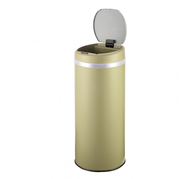 Poubelle De Cuisine Automatique Soho Taupe Inox 42l