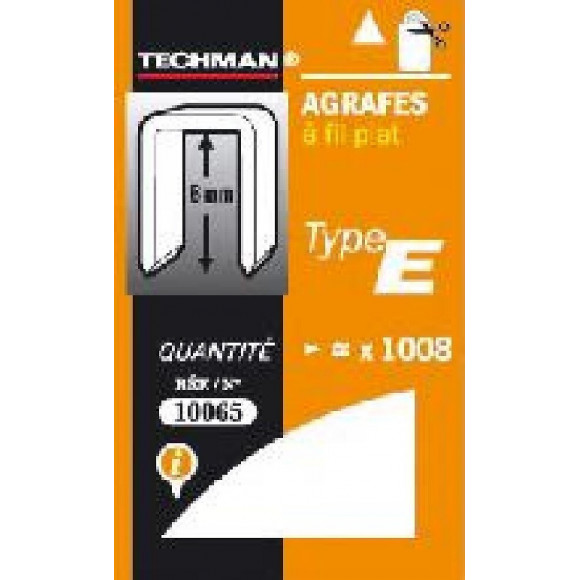 Agrafes 10 Mm - Type E