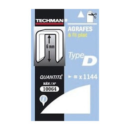 Agrafes 6 Mm - Type D