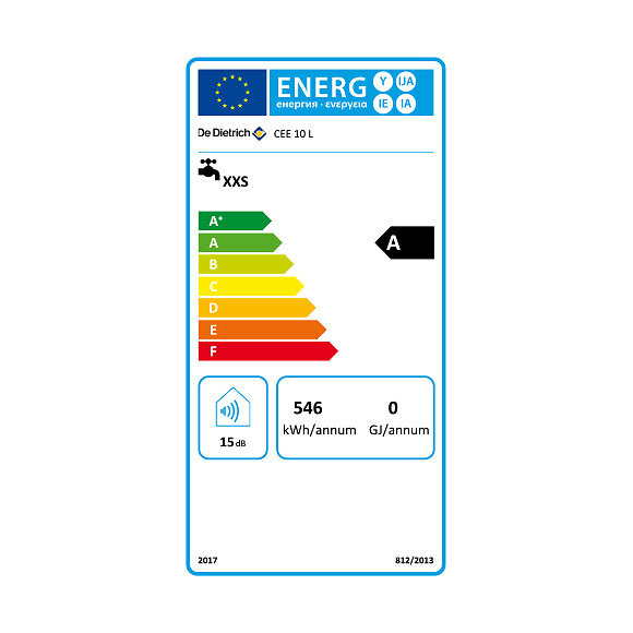 Chauffe Eau Électrique Cor-email Bloc De Dietrich 10 L Sur Évier