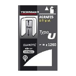 Agrafes 14 Mm - Type U