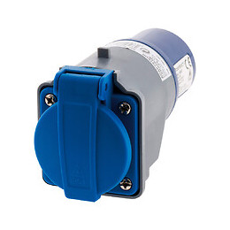 Adaptateur Compact Sans Câble Femelle 16a 2p+t En Mâle Cee17 Pour Camping, Nautisme? - Zenitech