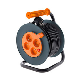 Enrouleur 4 Prises Ho5vv-f 3g1mm² 25m + Coupe-circuit - Zenitech