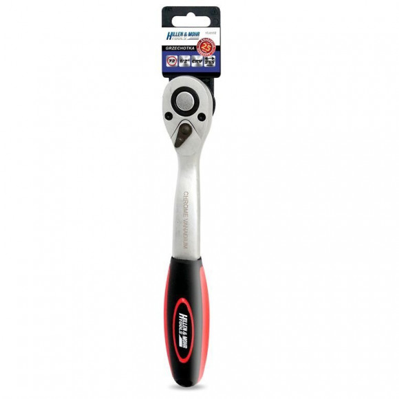 Dtools - Cliquet Courbé - Longueur 255 Mm - Crv - Fixation 1/2" - 72 Dents - Revêtement Satiné - Noir