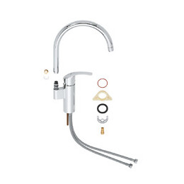 Mitigeur De Cuisine Eurosmart Grohe À Bec Rond