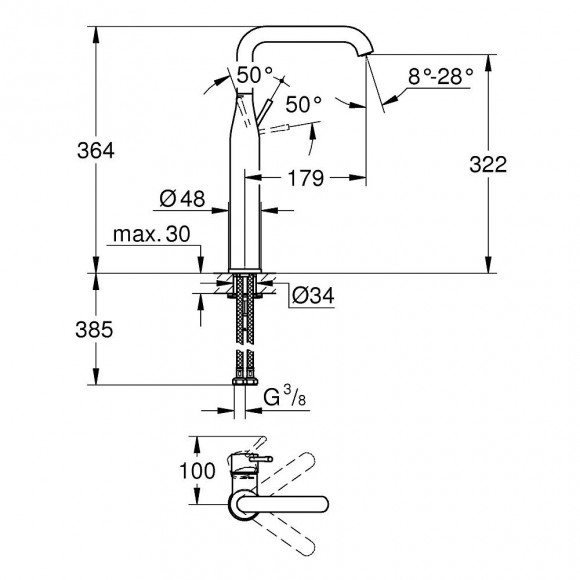 Mitigeur Vasque À Poser Essence
