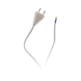 Cordon Avec Interrupteur Pour Luminaire 1,5m Blanc - Zenitech