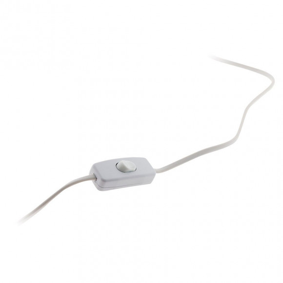 Cordon Avec Interrupteur Pour Luminaire 1,5m Blanc - Zenitech