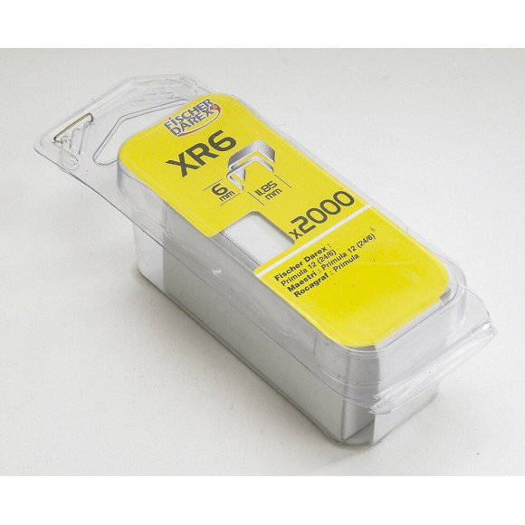Lot De 2000 Agrafes Fischer Darex Xr6