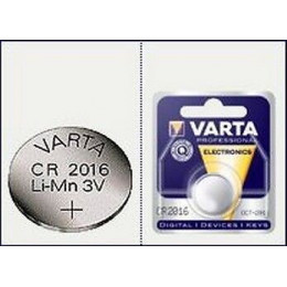 Pile Bouton Lithium Cr2016 Varta 6016