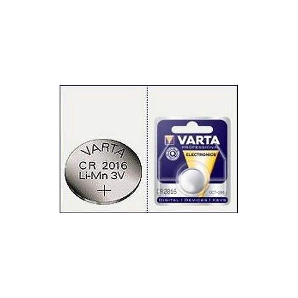 Pile Bouton Lithium Cr2016 Varta 6016