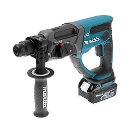 Makita Perforateur Burineur Sds Plus 2j Dhr202rtj - Avec 2 Batteries 18 V Et Coffret Makpac