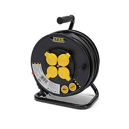 Enrouleur Chantier, 4 Prises, 40 Mètres, 3g1.5mm2, Nf, Ip44