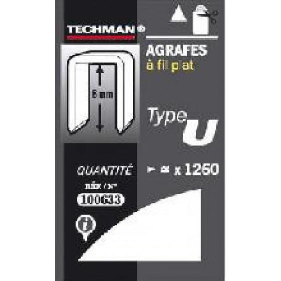 Agrafes 10 Mm - Type U