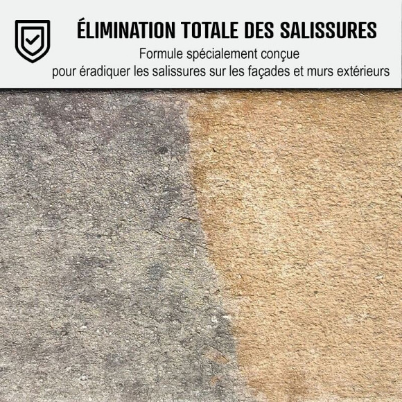 Nettoyant Facade Produit Professionnel Rapide Crépi Enduit - Transparent - 5 L - Arcane Industries