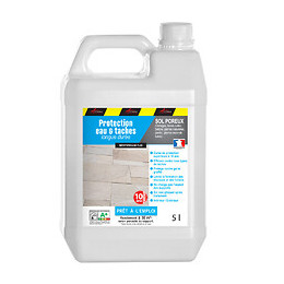 Hydrofuge Imperméabilisant Terrasse Balcon Sol Garantie 10 Ans Anti-taches Pierres Dalle Béton - Incolore - 5 L (environ 30m2