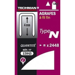 Agrafes 6 Mm - Type N