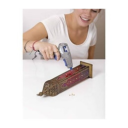 Pistolet A Colle Dremel 940 Temperature De Chauffe 195?c, Avec Cordon Amovible + 3 Batons De Colle 11mm