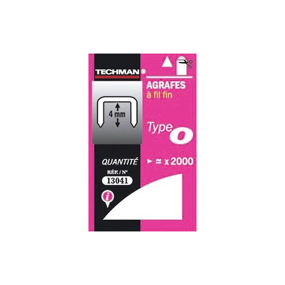 Agrafes 4 Mm - Type O