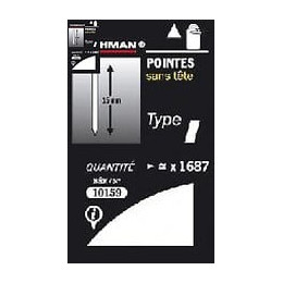 Pointes 19 Mm - Type I