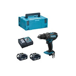 Perceuse À Percussion Makita Dhp482rtj (2 X 5,0 Ah Dc18rc Makpac 2)