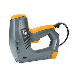 Power Tool - Agrafeuse Électrique - Alimentation 230v/50hz - Puissance 45w - Agrafes 8-14 Mm - Clous 15-16 Mm - Gris