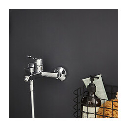 Mitigeur Bain Douche Mural Aimé, Chrome