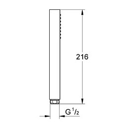 Douchette Stick Cube Euphoria, 1 Jet