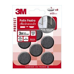 Lot De 8 Patins En Feutre 3m